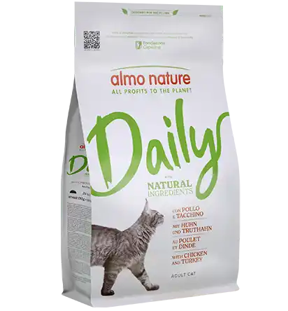 ALMO NATURE DRY Cat DAILY Maint Chicken/Turkey 1.2kg