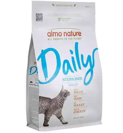 ALMO NATURE DRY Cat DAILY Sterilised Chicken 1.2kg