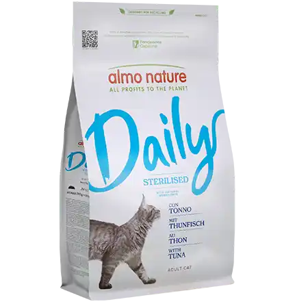 ALMO NATURE DRY Cat DAILY Sterilised Tuna 1.2kg