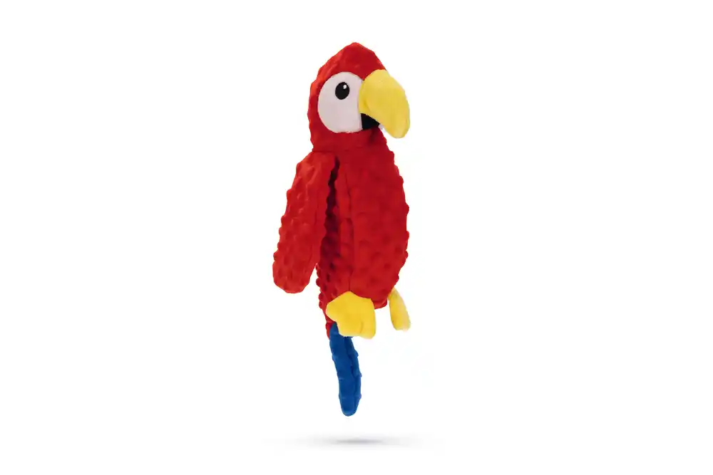 BEEZTEES плюшевая игрушка PARROT Red 43cm