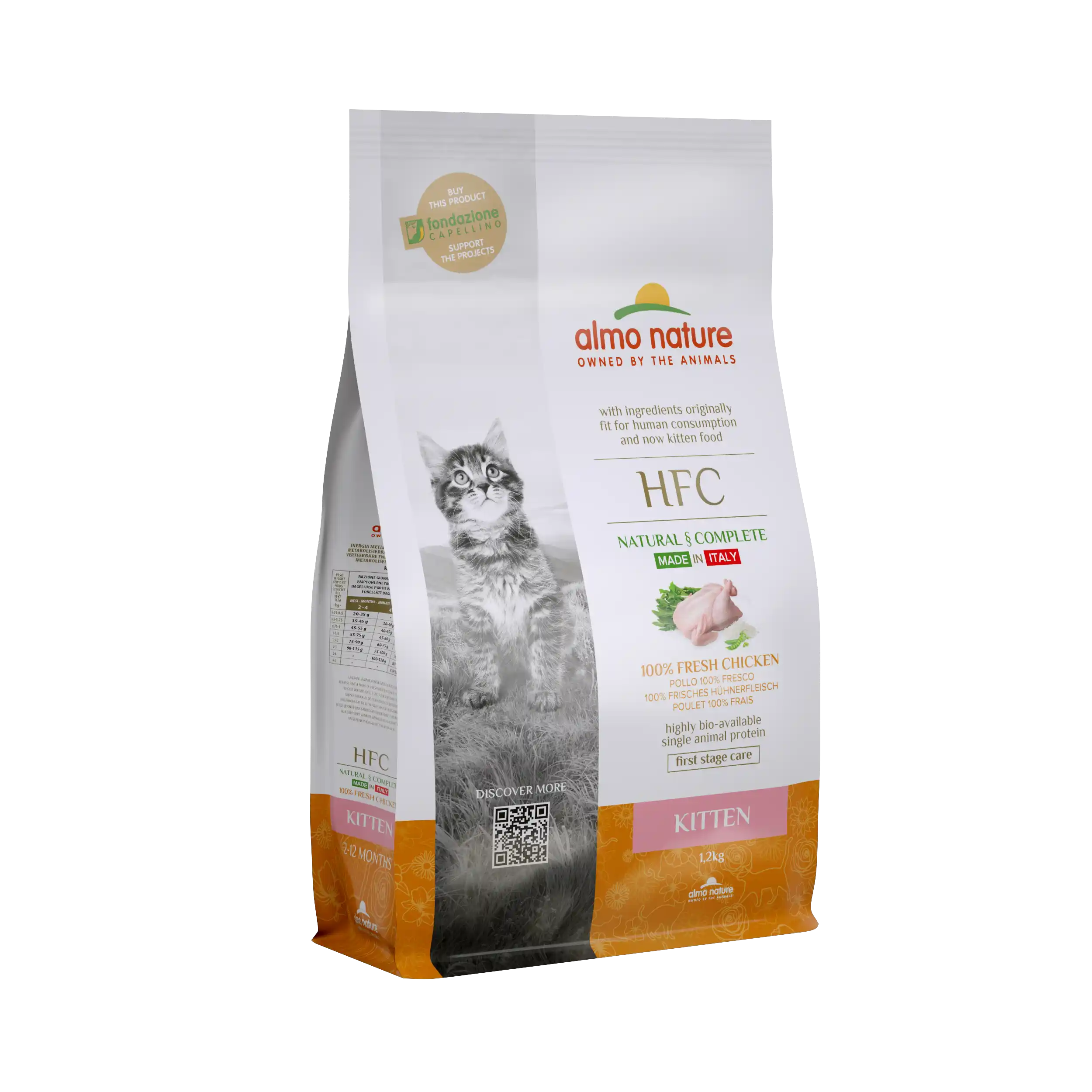 ALMO NATURE DRY Cat HFC Kitten Chicken 1,2kg