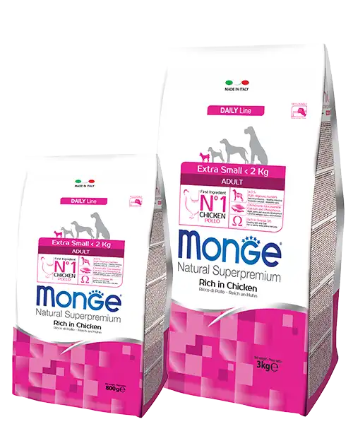 MONGE DRY DOG EX. SMALL ADULT 800gr.