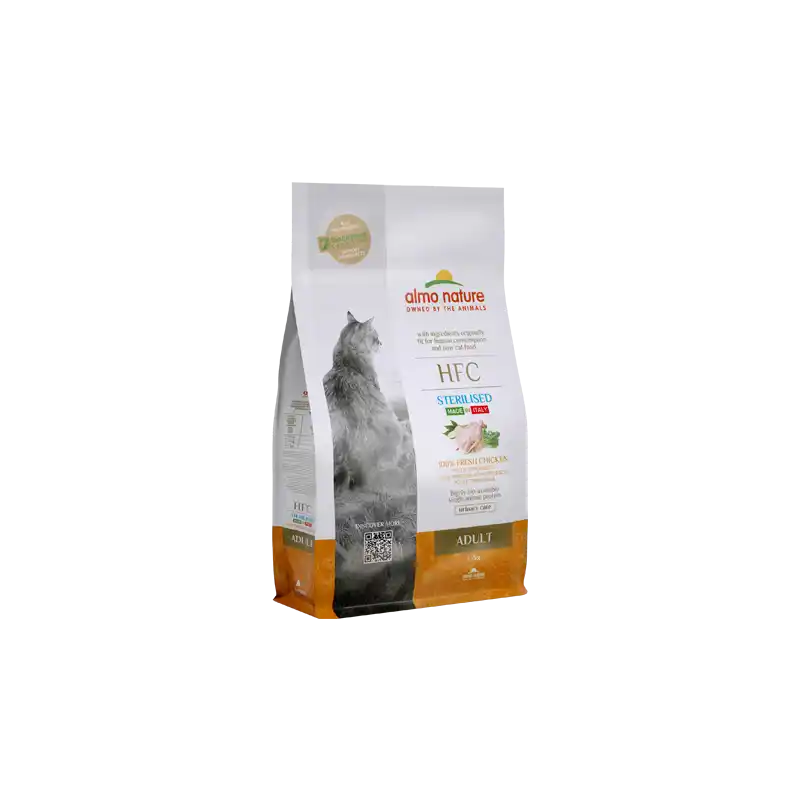 ALMO NATURE DRY Cat HFC Adult Sterilized Chicken 1,2kg