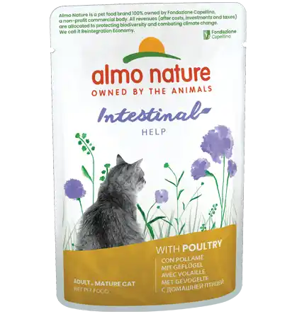 ALMO NATURE Cat HOLISTIC Pouch Digestive Poultry 70g