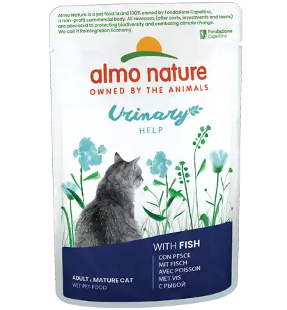 ALMO NATURE Cat HOLISTIC Pouch Urinary Fish 70g