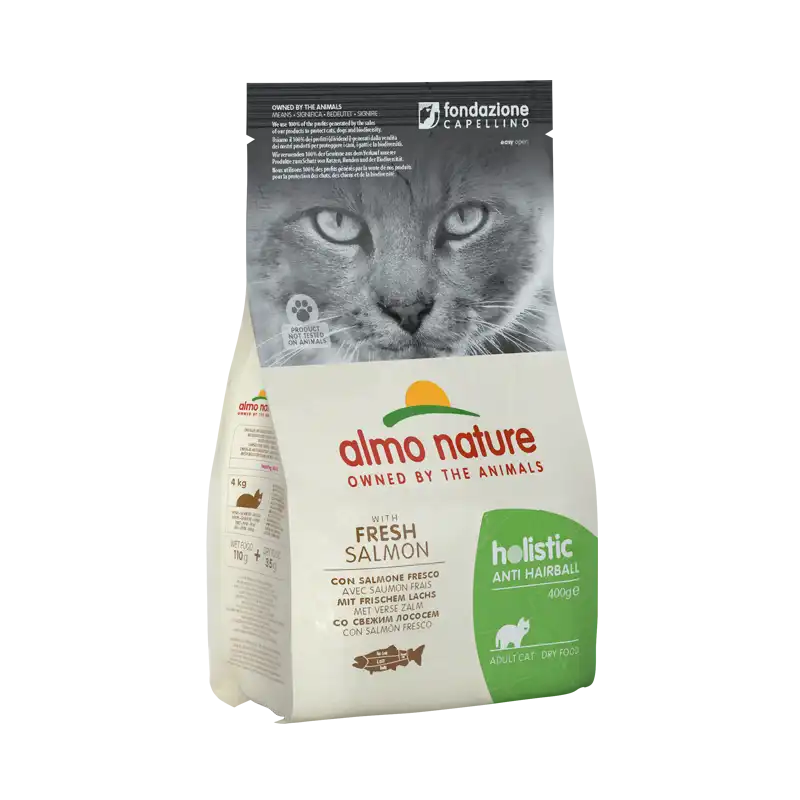 Купить  Сухой корм - ALMO NATURE DRY Cat HOLISTIC Hairball Salmon ..
