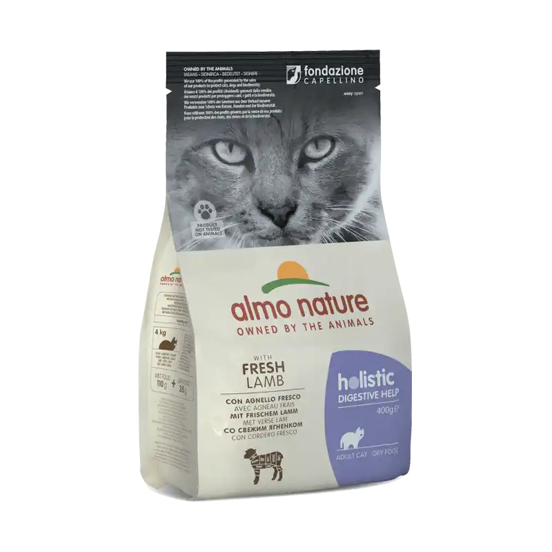 ALMO NATURE DRY Cat HOLISTIC Digestive Lamb 400g