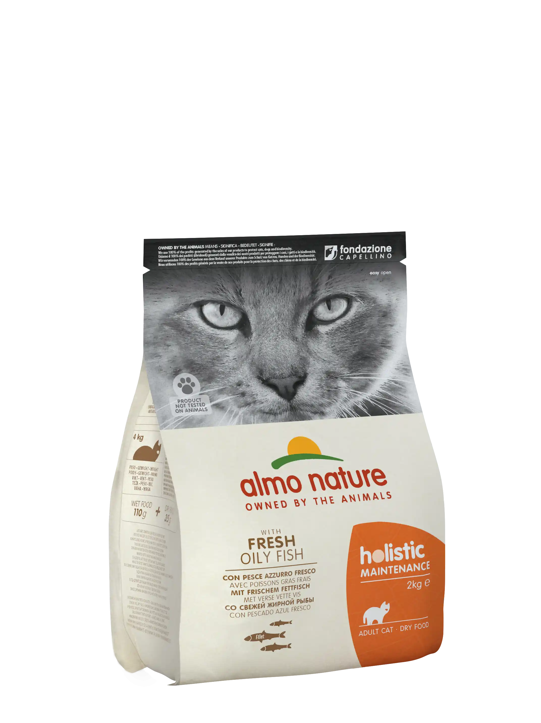 ALMO NATURE DRY Cat HOLISTIC Maintenance Oily Fish 2kg