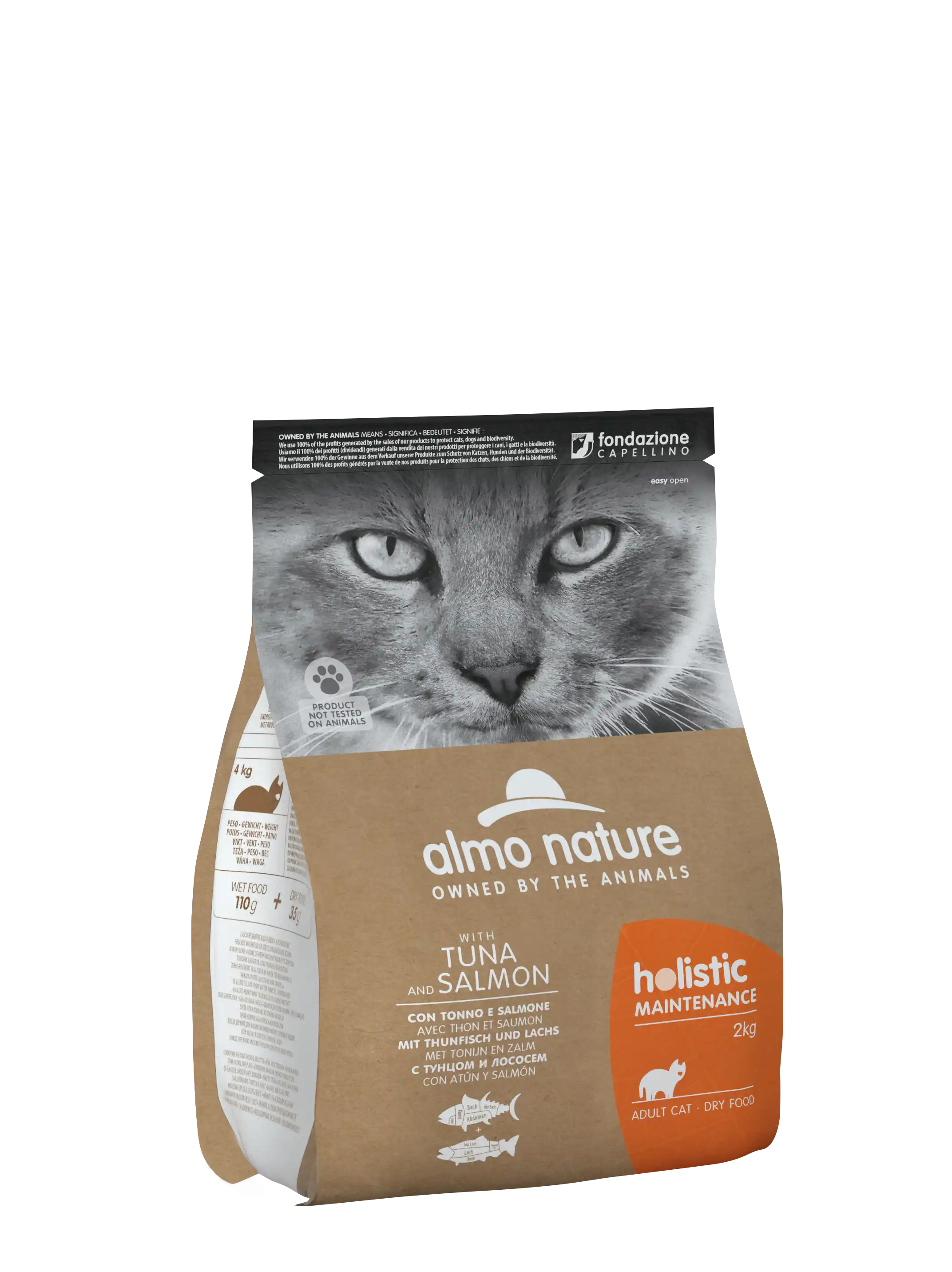 ALMO NATURE DRY Cat HOLISTIC Maintenance Tuna and Salmon 2kg