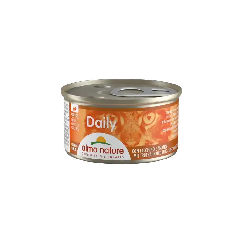 ALMO NATURE Cat DAILY Can Chunks Turkey and Duck 85g