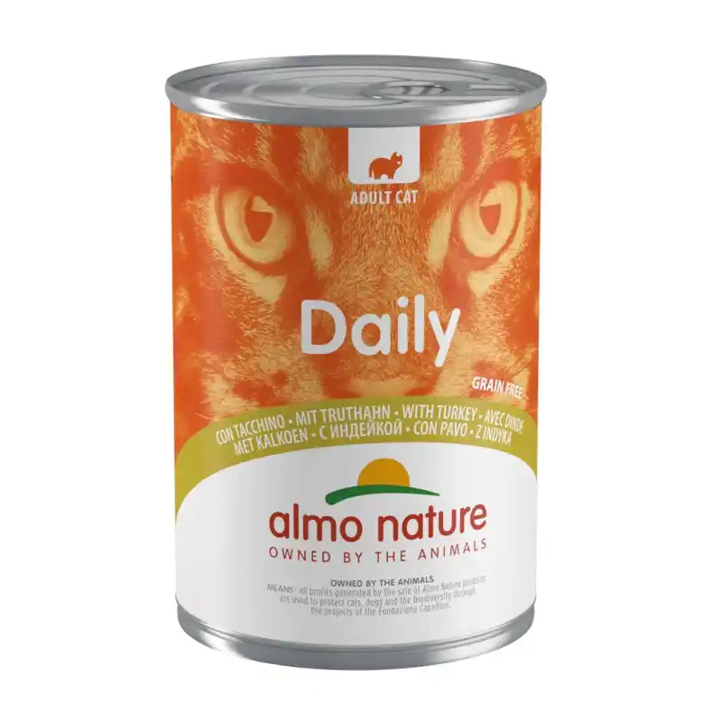 ALMO NATURE Cat DAILY Can Turkey 40..
