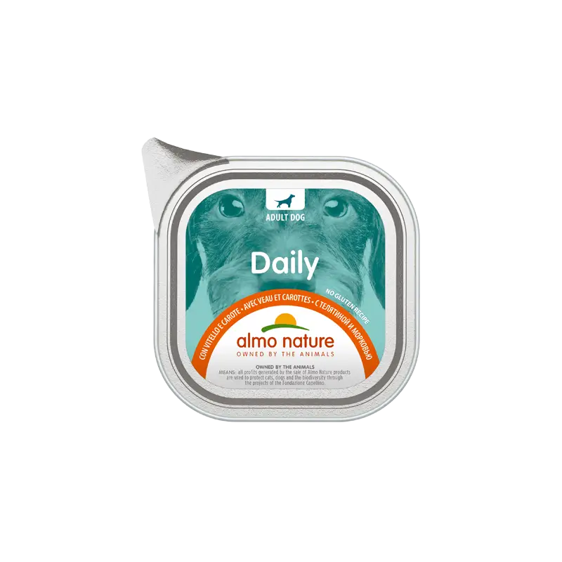 ALMO NATURE Dog DAILY Alu Veal with Carrot 100g