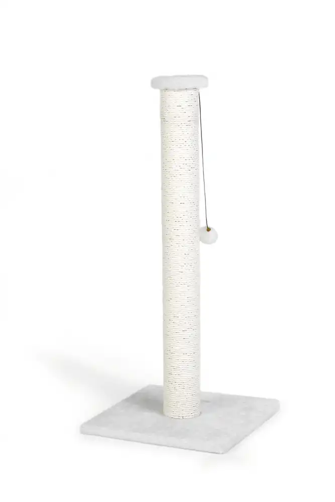 BEEZTEES кошачий скребок SERPA White 40x40x90cm