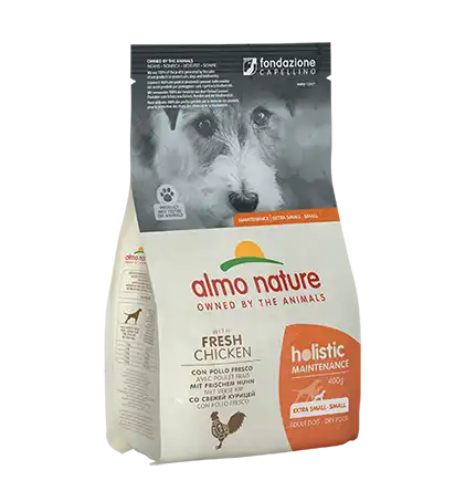 Купить  Сухой корм - ALMO NATURE DRY Dog HOLISTIC XS-S Chicken 400..