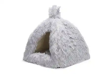 Beeztees домик матерчатый KITTEN CAVE COSMO Grey 40cm