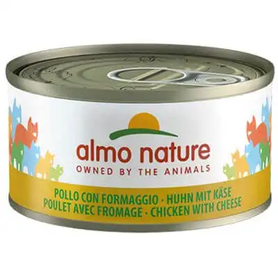 ALMO NATURE Cat HFC Can Natural Tuna/Chicken/Cheese 70g