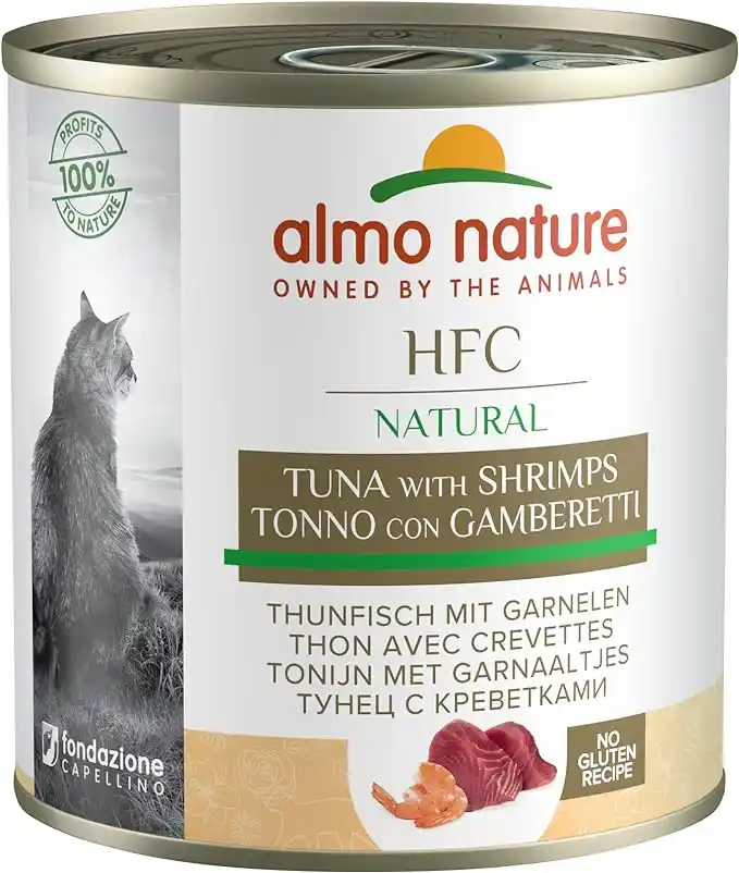ALMO NATURE Cat HFC Can Natural Tuna/Shrimps 280g
