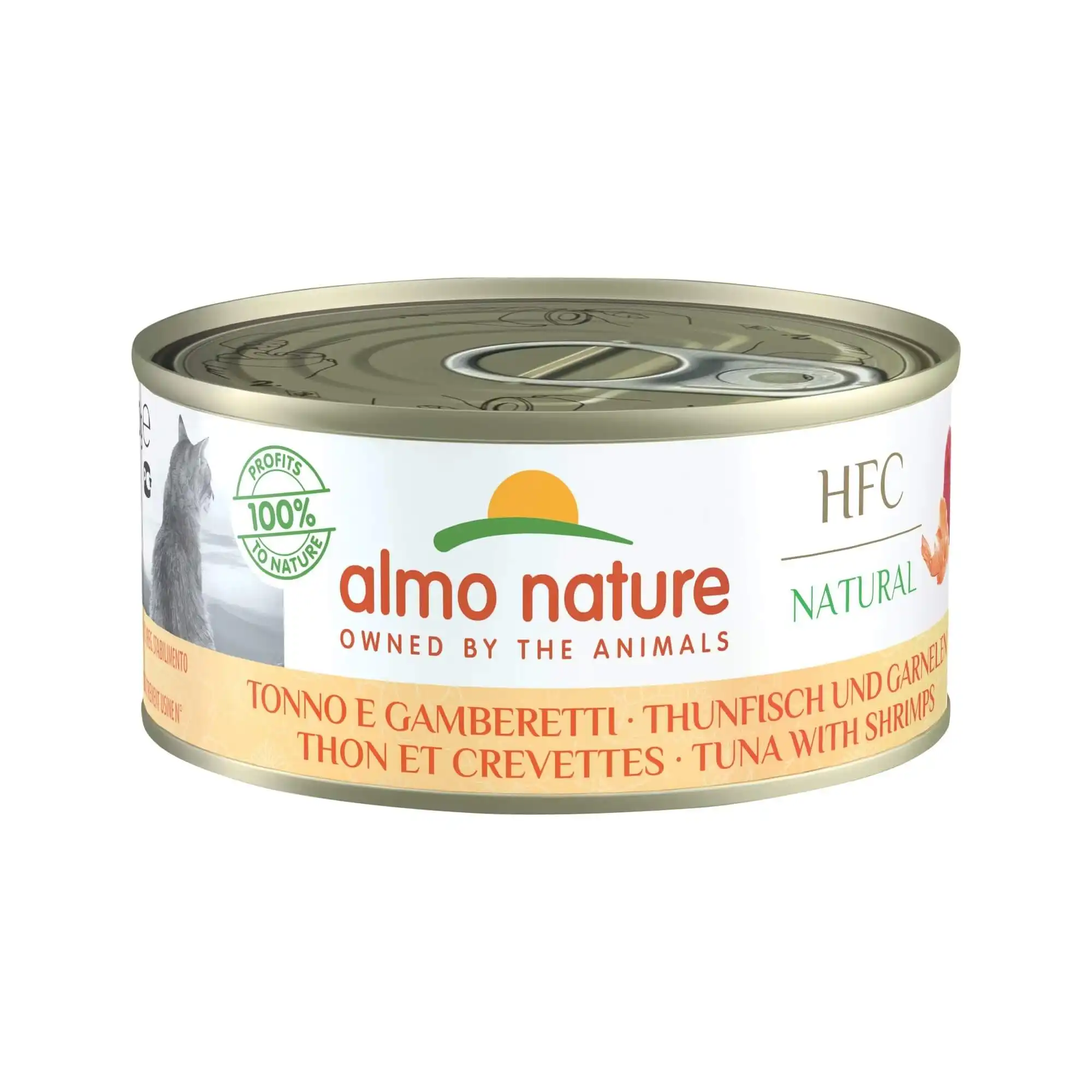 MEGA ALMO NATURE CAT HFC CAN NLM Tuna/Shrimp Pack 4x50g