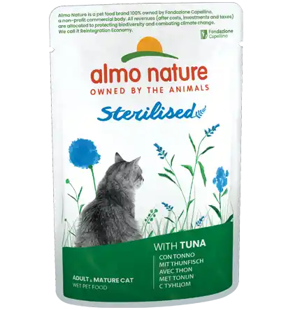 ALMO NATURE Cat HOLISTIC Pouch Sterilized Tuna 70g