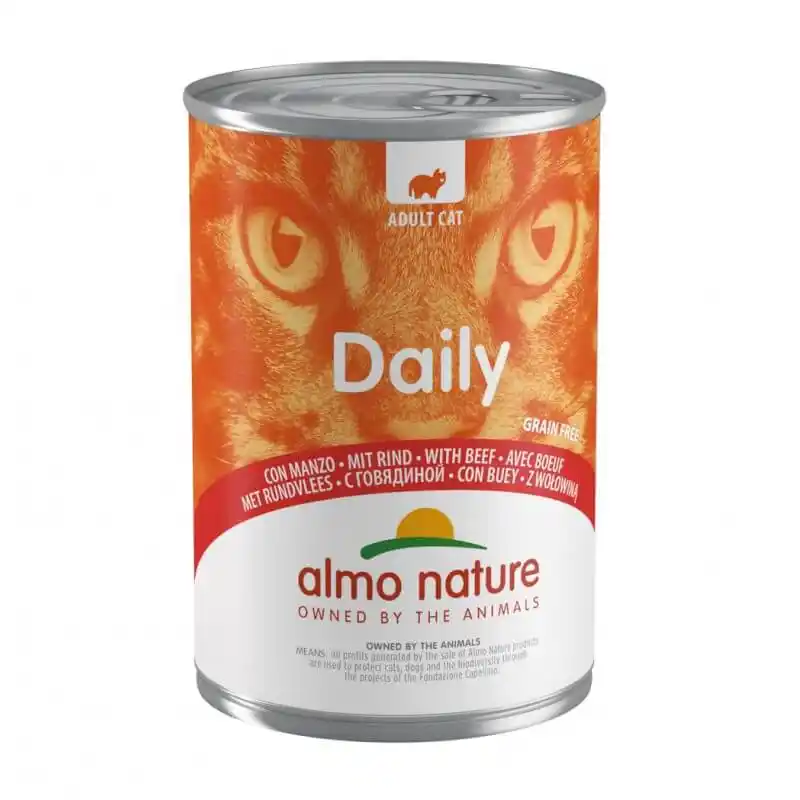 ALMO NATURE Cat DAILY Can Beef 400g..