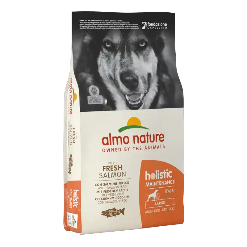 ALMO NATURE DRY Dog HOLISTIC M Salmone 12kg