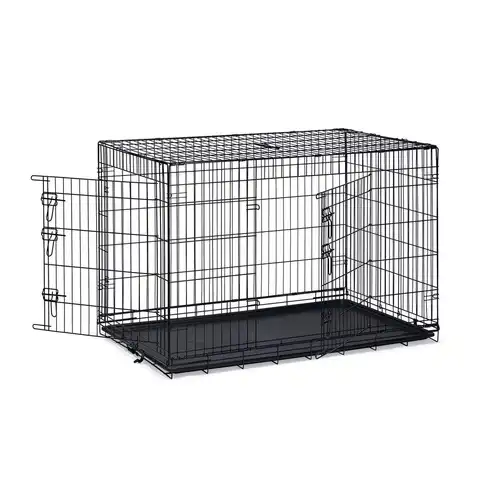 Клетка для собак WIRECAGE 2DOORS Black XXL