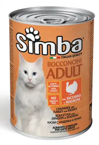 SIMBA CAT Chunkies with turkey and ..