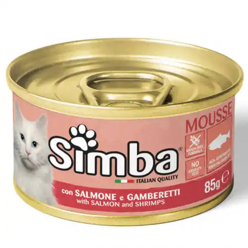 SIMBA CAT Pate with salmon and shri..