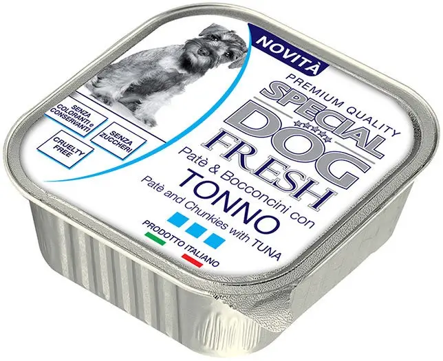 SPECIAL DOG FRESH Pate and Chunkies with tuna 150gr.