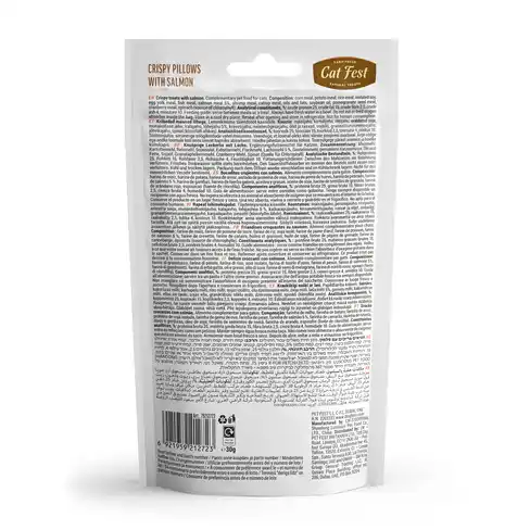 Cat Fest Crispy Green Pilows cu somon