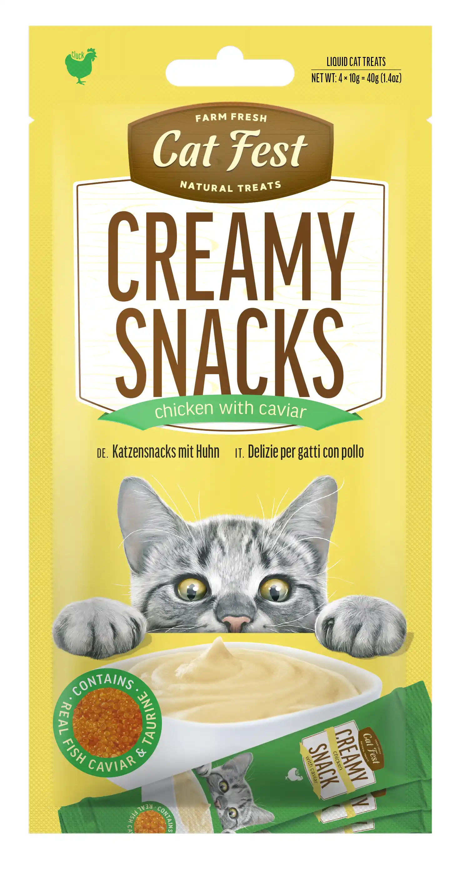 Купить  Лакомства - Cat Fest Creamy snacks with Chicken and Cavia..