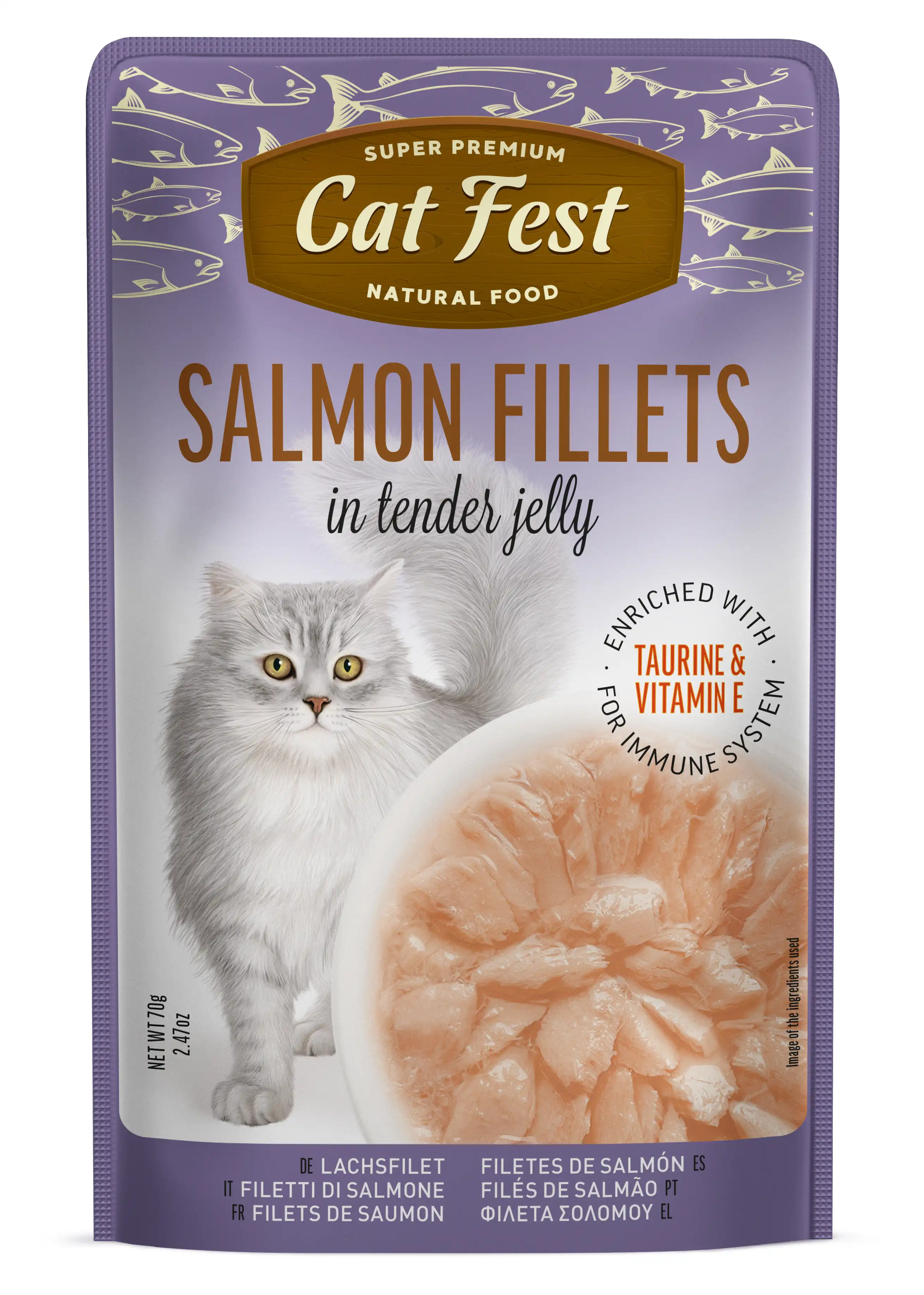 Cat Fest Pouch Salmon Fillets