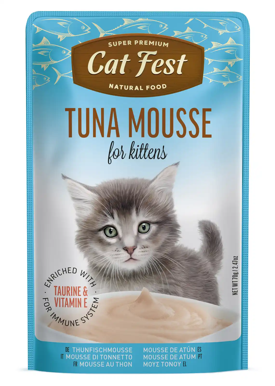 Cat Fest Pouch Tuna mousse for Kittens