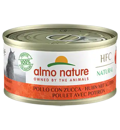 ALMO NATURE Cat HFC Can Natural Chicken/Pumpkin 70g