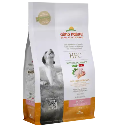 ALMO NATURE DRY Dog HFC M-L Puppy Chicken 1.2kg