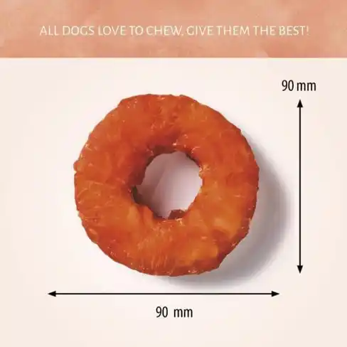 Antos Raw Hide White + Chicken Donut 3,5″ 2 pcs