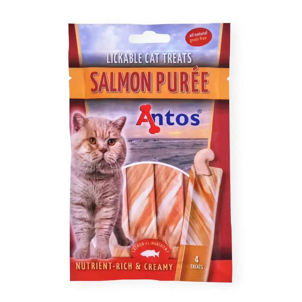 Купить  Лакомства - Antos Cat Treats Puree Salmon..