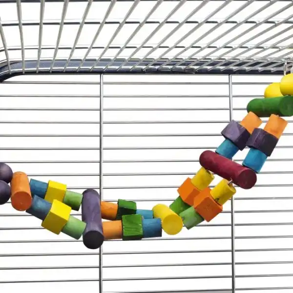 Beeztees scară din lemn pentru păsări