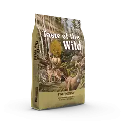 TASTE OF THE WILD DOG PINE FOREST CANINE VENISON & LEGUMAS 2kg