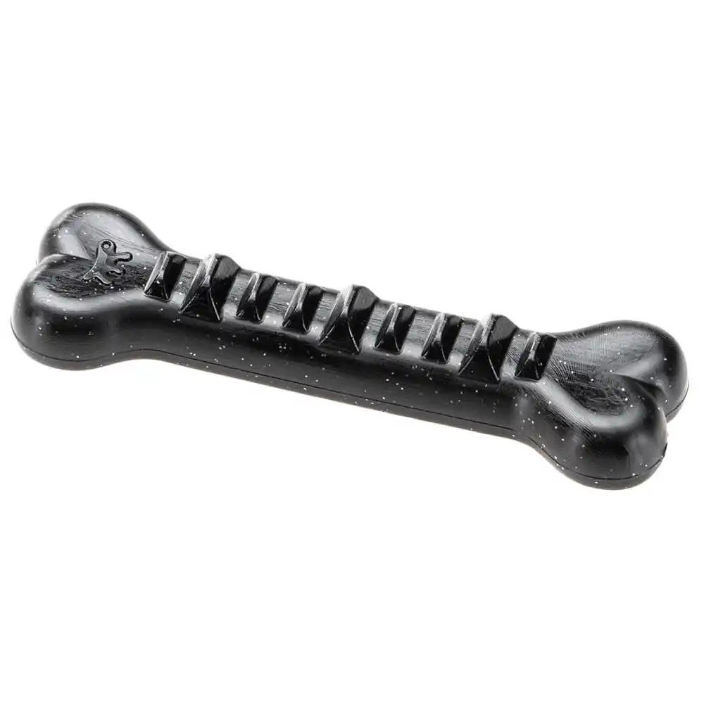 FERPLAST Игрушка резиновая SMILE BONE S BLACK