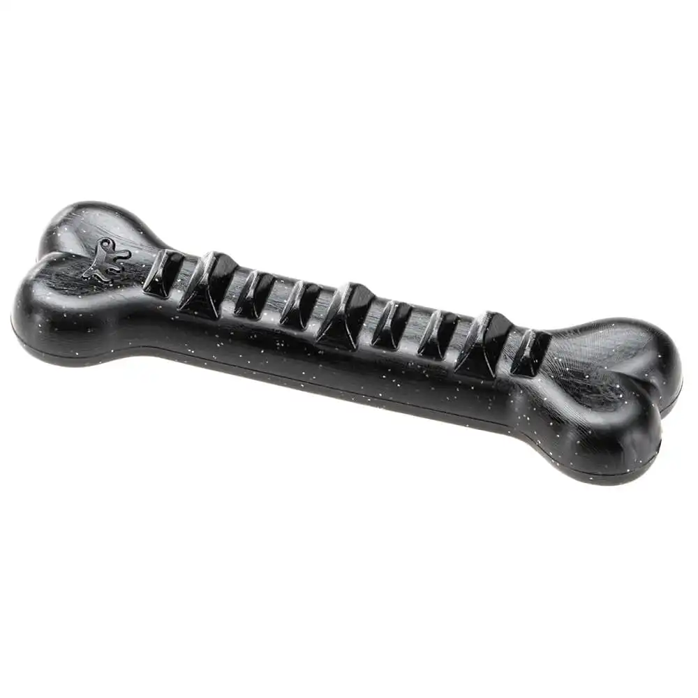 FERPLAST Игрушка резиновая SMILE BONE M BLACK