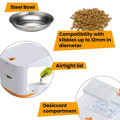 Автоматическая кормушка для сухого корма Risto Pet Smart