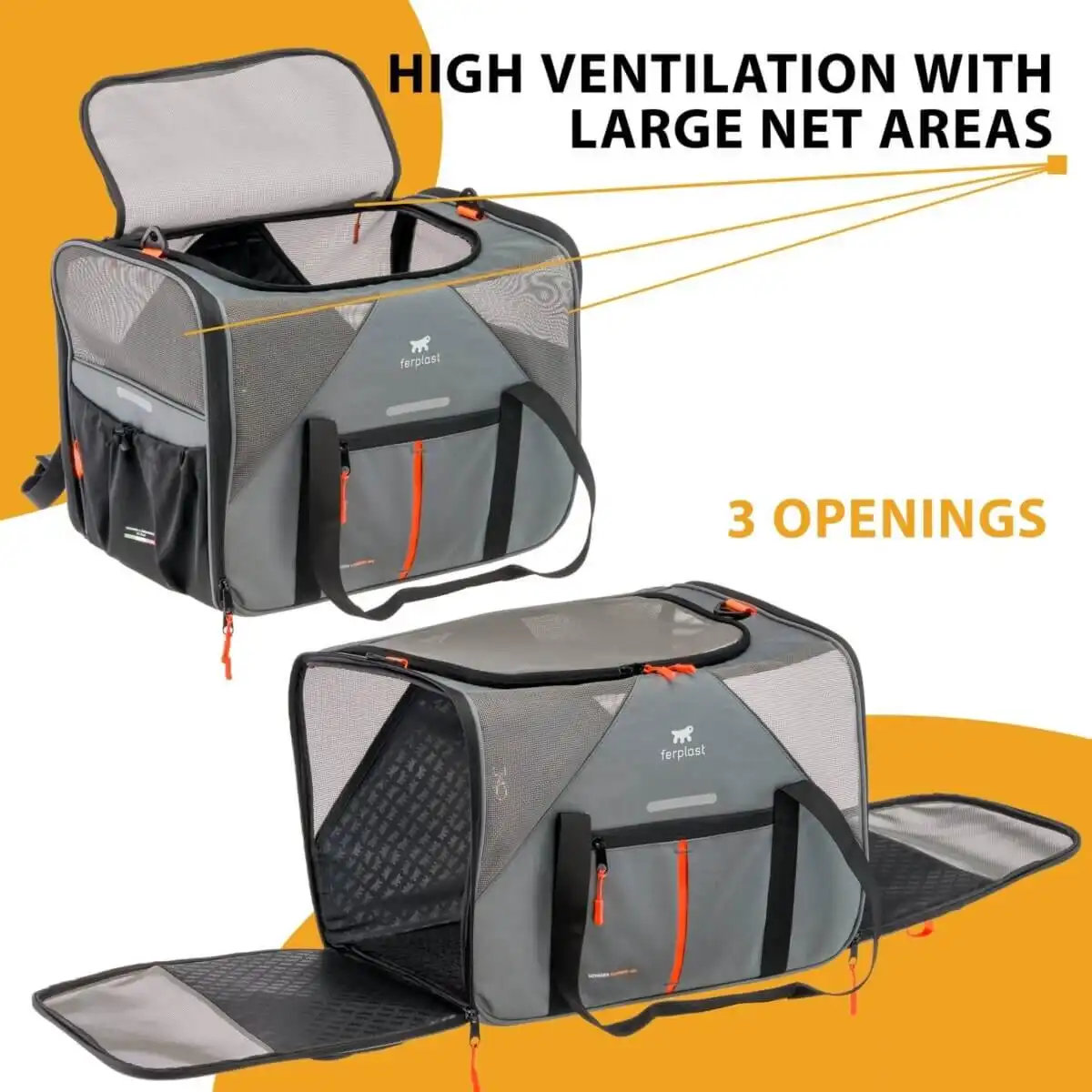 Geantă de transport FERPLAST VOYAGER 350 Gri