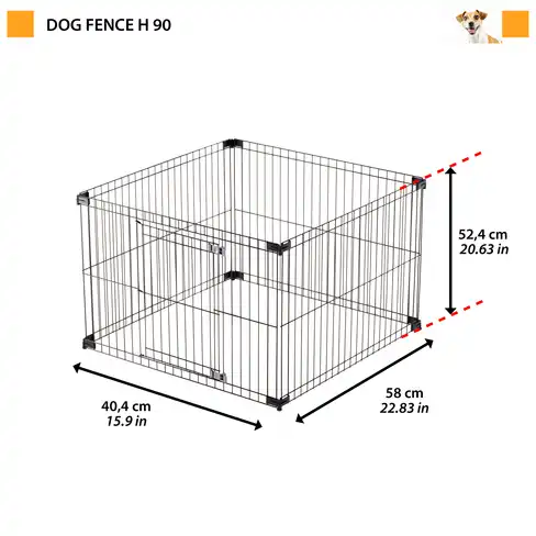 Вольер для собак Dog Fence 4x90