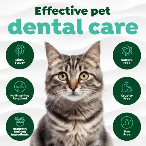 Fresh Breath Clean Teeth Oral Care Gel Cat