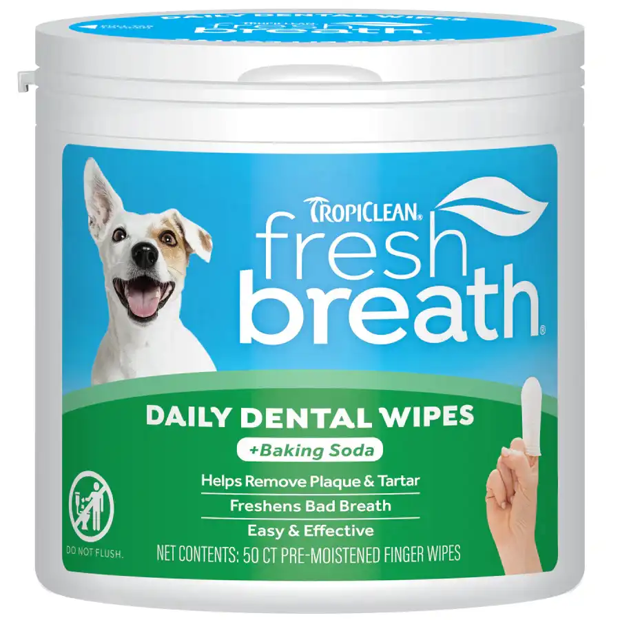 Купить  Уход за зубами - TropiClean Fresh Breath Finger Dental Wipes..
