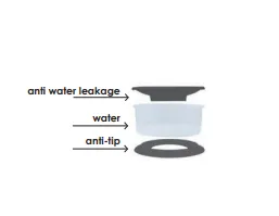 GEORPLAST castron plastic PickNick Simply d22 x h9.5cm