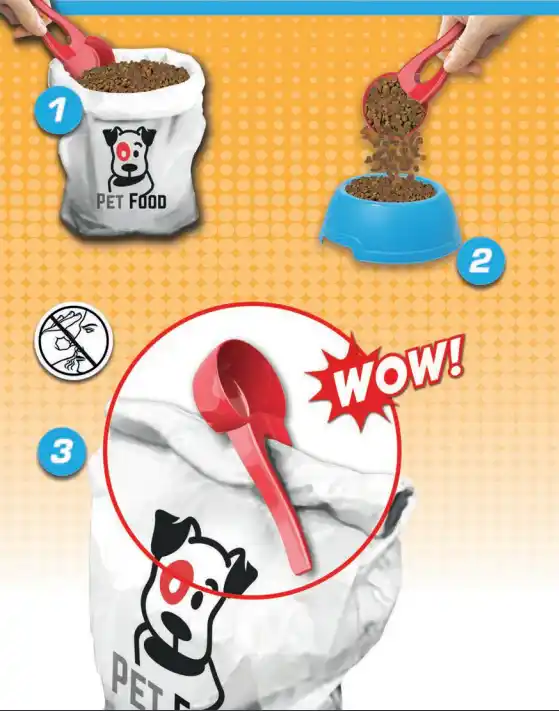 GEORPLAST Lingură pentru hrană Clip-Croq 33cm