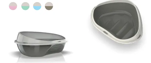 GEORPLAST Лоток для кошек Shuttle Corner Medium 49cm