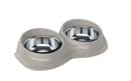 GEORPLAST Миска пластиковая Wave Double INOX Antislip 29.5cm